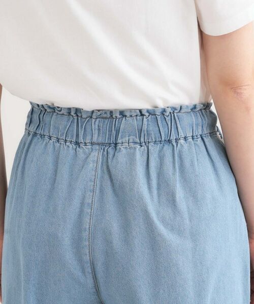 SHOO・LA・RUE / シューラルー デニムパンツ | 【S-LL】フリンジイージーデニムパンツ | 詳細13