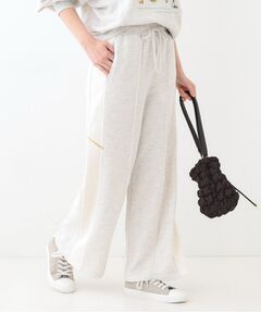 SHOO・LA・RUE / シューラルー パンツ | 【洗える/S-LL】スウェットライン配色イージーパンツ