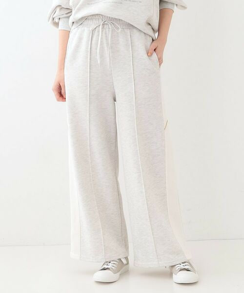 SHOO・LA・RUE / シューラルー パンツ | 【洗える/S-LL】スウェットライン配色イージーパンツ | 詳細1