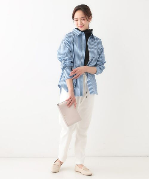 SHOO・LA・RUE / シューラルー シャツ・ブラウス | 【洗える/S-LL】いろいろ ストライプシャツ | 詳細7
