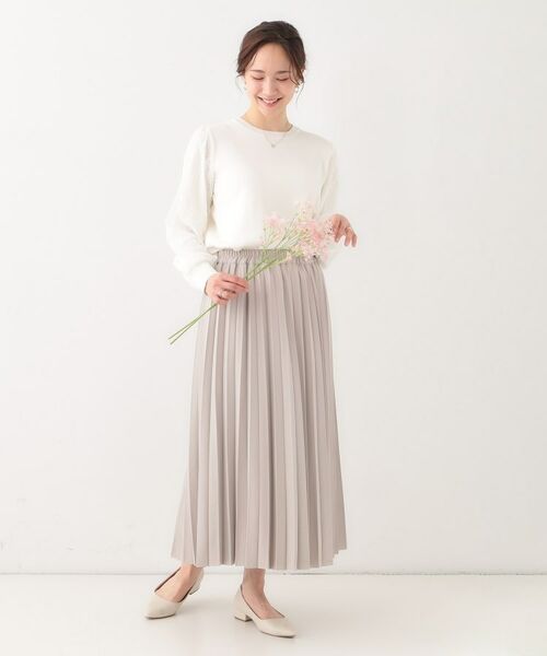 SHOO・LA・RUE / シューラルー ニット・セーター | 【S-LL】1枚で華やかになる お袖レースドッキングニット | 詳細11