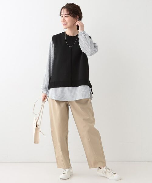 SHOO・LA・RUE / シューラルー その他トップス | 【S-LL/2点セット】着回し自在 ニットベスト+フレアブラウス | 詳細10