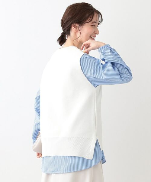 SHOO・LA・RUE / シューラルー その他トップス | 【S-LL/2点セット】着回し自在 ニットベスト+フレアブラウス | 詳細17