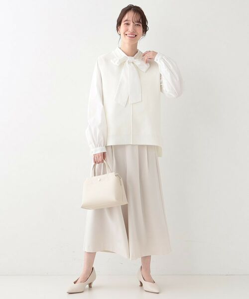 SHOO・LA・RUE / シューラルー その他トップス | 【S-LL/2点セット】着回し自在 ニットベスト+フレアブラウス | 詳細21