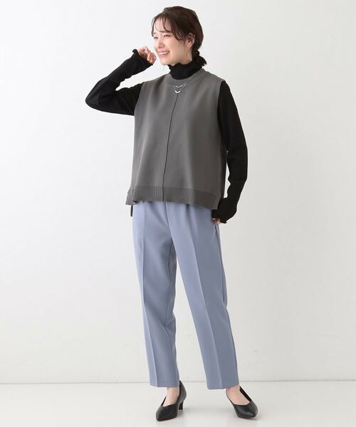 SHOO・LA・RUE / シューラルー その他トップス | 【S-LL/2点セット】着回し自在 ニットベスト+フレアブラウス | 詳細5