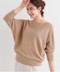 SHOO・LA・RUE / シューラルー ニット・セーター | カジュアルにもきれいめにも ガーター編み 7分袖ドルマンニット