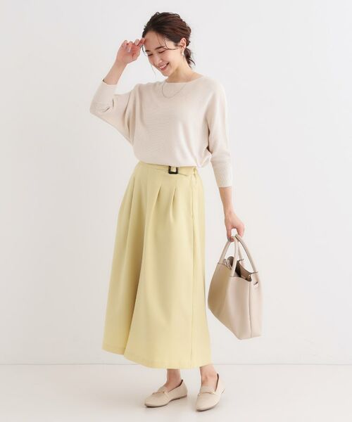 SHOO・LA・RUE / シューラルー ニット・セーター | カジュアルにもきれいめにも ガーター編み 7分袖ドルマンニット | 詳細10