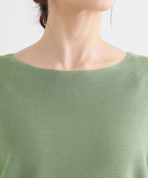SHOO・LA・RUE / シューラルー ニット・セーター | カジュアルにもきれいめにも ガーター編み 7分袖ドルマンニット | 詳細19