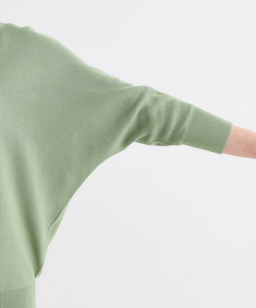 SHOO・LA・RUE / シューラルー ニット・セーター | カジュアルにもきれいめにも ガーター編み 7分袖ドルマンニット | 詳細21
