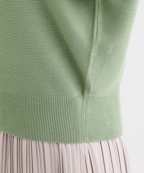 SHOO・LA・RUE / シューラルー ニット・セーター | カジュアルにもきれいめにも ガーター編み 7分袖ドルマンニット | 詳細23