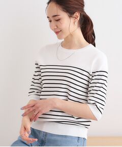 SHOO・LA・RUE / シューラルー ニット・セーター | 【高レビュー/洗える/S-LL】季節の変わり目から活躍 多機能 5分袖ニット