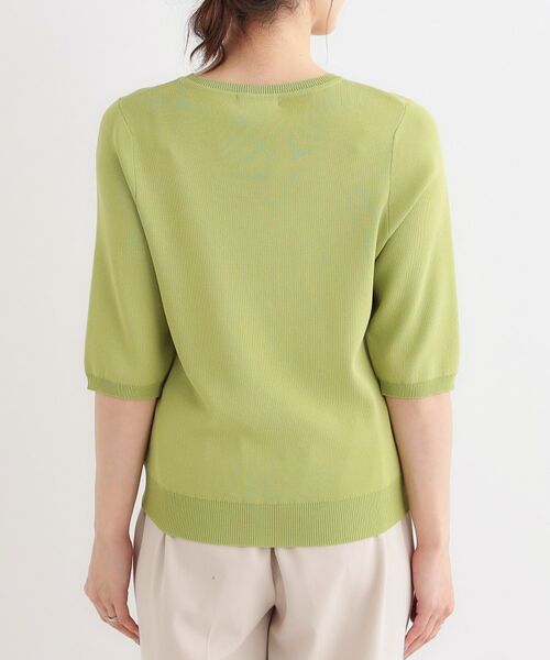 SHOO・LA・RUE / シューラルー ニット・セーター | 【高レビュー/洗える/S-LL】季節の変わり目から活躍 多機能 5分袖ニット | 詳細23