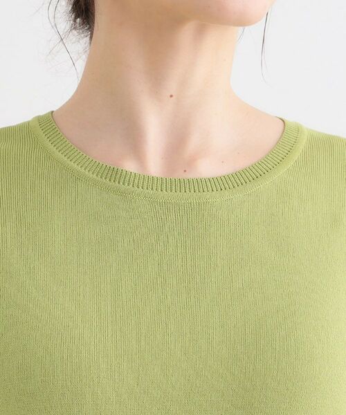 SHOO・LA・RUE / シューラルー ニット・セーター | 【高レビュー/洗える/S-LL】季節の変わり目から活躍 多機能 5分袖ニット | 詳細24