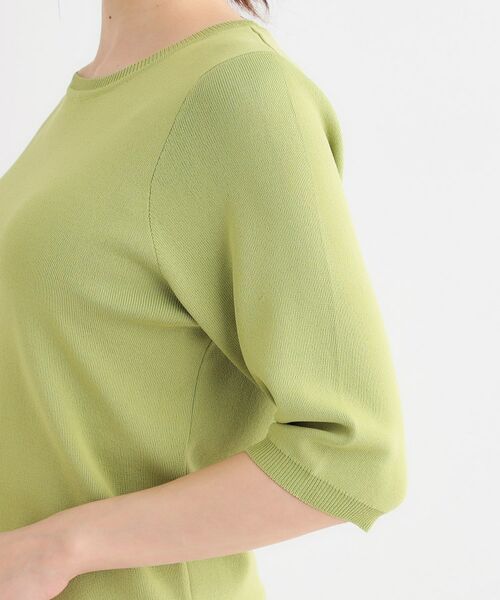 SHOO・LA・RUE / シューラルー ニット・セーター | 【高レビュー/洗える/S-LL】季節の変わり目から活躍 多機能 5分袖ニット | 詳細25