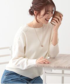 SHOO・LA・RUE / シューラルー ニット・セーター | 肩レースが差をつける デザインニット