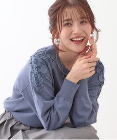 SHOO・LA・RUE / シューラルー ニット・セーター | 肩レースが差をつける デザインニット