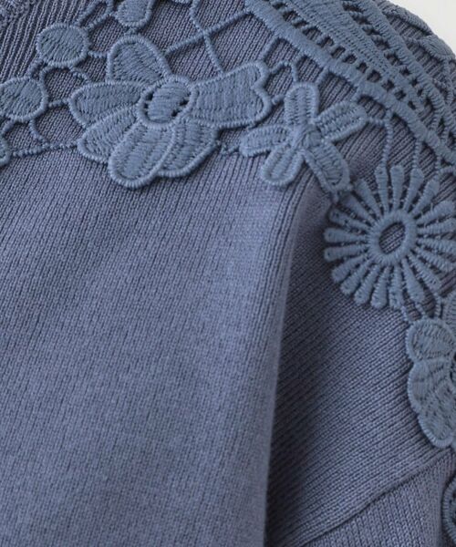 SHOO・LA・RUE / シューラルー ニット・セーター | 肩レースが差をつける デザインニット | 詳細16