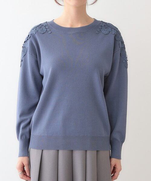 SHOO・LA・RUE / シューラルー ニット・セーター | 肩レースが差をつける デザインニット | 詳細17