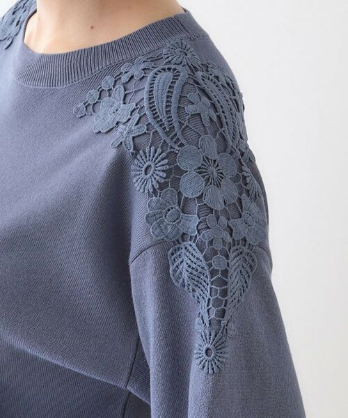 SHOO・LA・RUE / シューラルー ニット・セーター | 肩レースが差をつける デザインニット | 詳細21