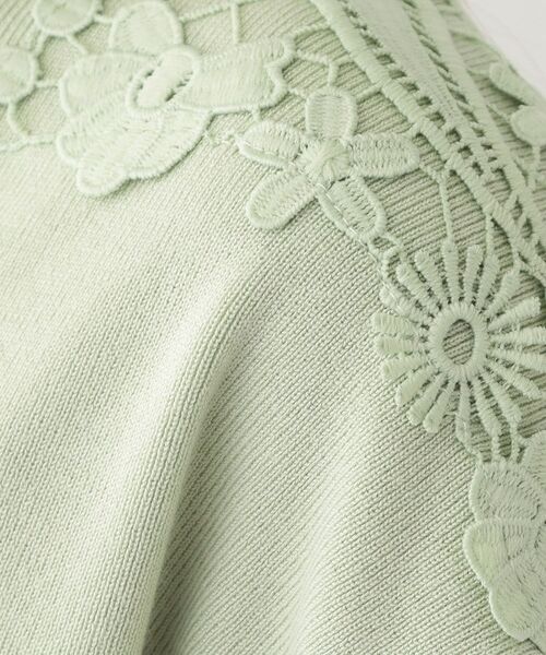 SHOO・LA・RUE / シューラルー ニット・セーター | 肩レースが差をつける デザインニット | 詳細8