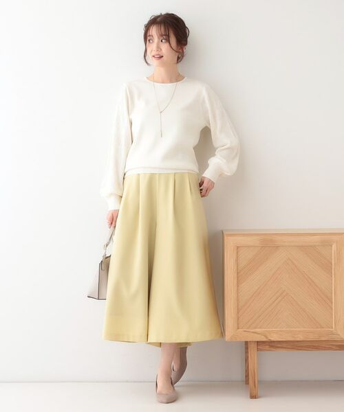 SHOO・LA・RUE / シューラルー ニット・セーター | 【S-LL】大人の上品コーデに お袖編み地切替 デザインニット | 詳細11