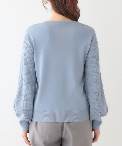 SHOO・LA・RUE / シューラルー ニット・セーター | 【S-LL】大人の上品コーデに お袖編み地切替 デザインニット | 詳細19