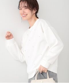 SHOO・LA・RUE / シューラルー カットソー | 【S-LL】もちさら ビジュー付きトップス