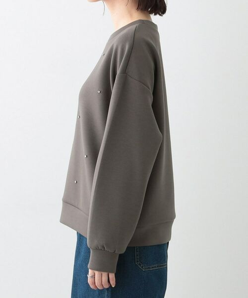 SHOO・LA・RUE / シューラルー カットソー | 【S-LL】もちさら ビジュー付きトップス | 詳細14