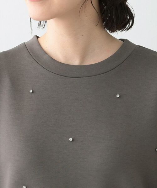 SHOO・LA・RUE / シューラルー カットソー | 【S-LL】もちさら ビジュー付きトップス | 詳細16