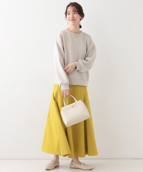 SHOO・LA・RUE / シューラルー カットソー | 【S-LL】もちさら ビジュー付きトップス | 詳細7