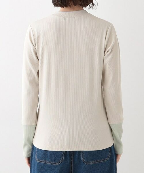 SHOO・LA・RUE / シューラルー カットソー | 【S-LL】テレコ袖配色切り替えトップス | 詳細15