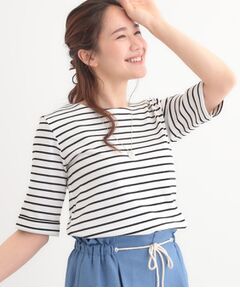 SHOO・LA・RUE / シューラルー カットソー | 【S-LL】1枚でもインナーでも テレコ5分袖トップス