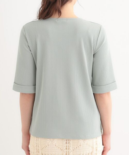 SHOO・LA・RUE / シューラルー カットソー | 【S-LL】1枚でもインナーでも テレコ5分袖トップス | 詳細19