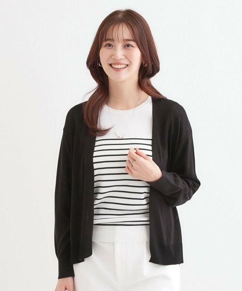 SHOO・LA・RUE / シューラルー カーディガン・ボレロ | 【洗える/UV】明日も着たくなる ニットカーディガン | 詳細13