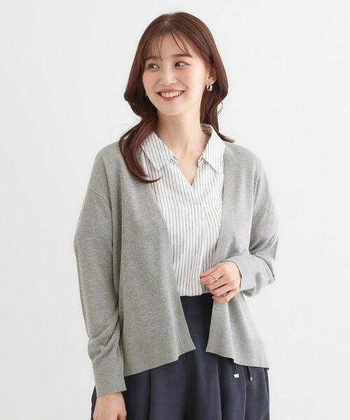 SHOO・LA・RUE / シューラルー カーディガン・ボレロ | 【洗える/UV】明日も着たくなる ニットカーディガン | 詳細5