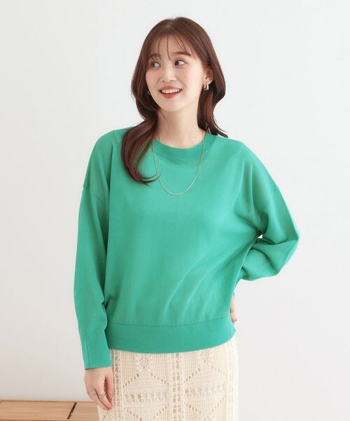 SHOO・LA・RUE / シューラルー カーディガン・ボレロ | 【洗える/前後2WAY】 着こなしいろいろ 上品なシアーカーディガン | 詳細10