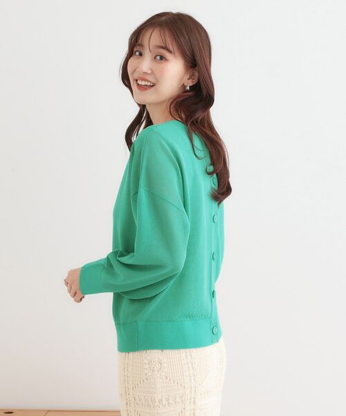 SHOO・LA・RUE / シューラルー カーディガン・ボレロ | 【洗える/前後2WAY】 着こなしいろいろ 上品なシアーカーディガン | 詳細11