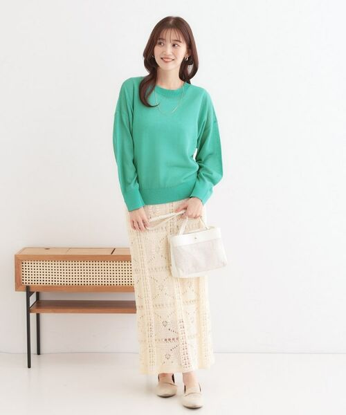 SHOO・LA・RUE / シューラルー カーディガン・ボレロ | 【洗える/前後2WAY】 着こなしいろいろ 上品なシアーカーディガン | 詳細12