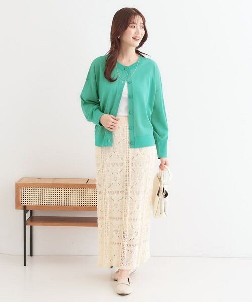 SHOO・LA・RUE / シューラルー カーディガン・ボレロ | 【洗える/前後2WAY】 着こなしいろいろ 上品なシアーカーディガン | 詳細13
