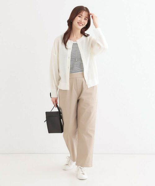 SHOO・LA・RUE / シューラルー カーディガン・ボレロ | 【洗える/前後2WAY】 着こなしいろいろ 上品なシアーカーディガン | 詳細19