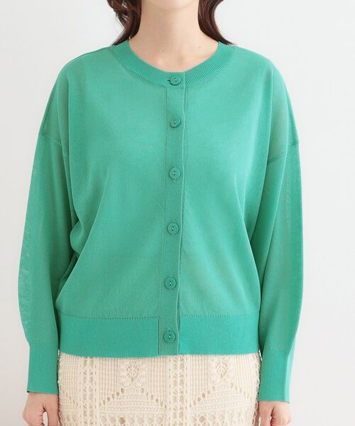 SHOO・LA・RUE / シューラルー カーディガン・ボレロ | 【洗える/前後2WAY】 着こなしいろいろ 上品なシアーカーディガン | 詳細22