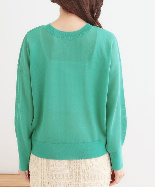 SHOO・LA・RUE / シューラルー カーディガン・ボレロ | 【洗える/前後2WAY】 着こなしいろいろ 上品なシアーカーディガン | 詳細24