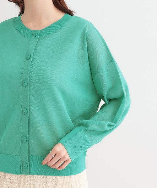 SHOO・LA・RUE / シューラルー カーディガン・ボレロ | 【洗える/前後2WAY】 着こなしいろいろ 上品なシアーカーディガン | 詳細26