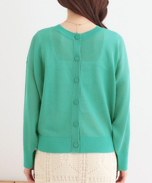 SHOO・LA・RUE / シューラルー カーディガン・ボレロ | 【洗える/前後2WAY】 着こなしいろいろ 上品なシアーカーディガン | 詳細29