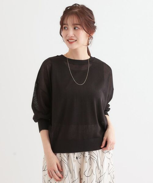 SHOO・LA・RUE / シューラルー カーディガン・ボレロ | 【洗える/前後2WAY】 着こなしいろいろ 上品なシアーカーディガン | 詳細3