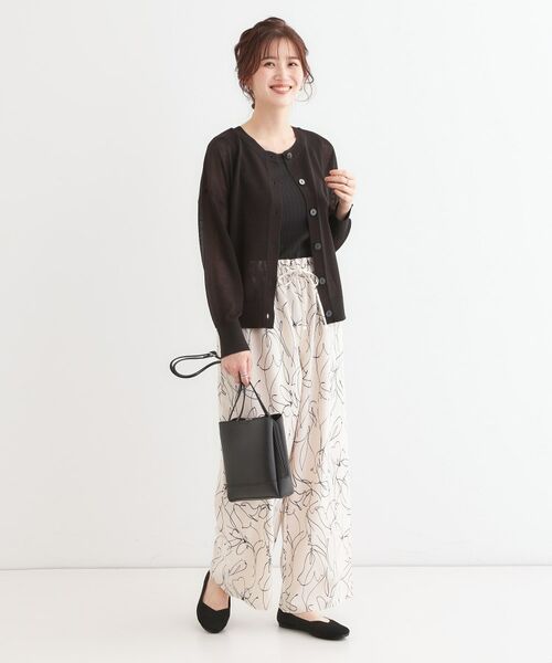 SHOO・LA・RUE / シューラルー カーディガン・ボレロ | 【洗える/前後2WAY】 着こなしいろいろ 上品なシアーカーディガン | 詳細5