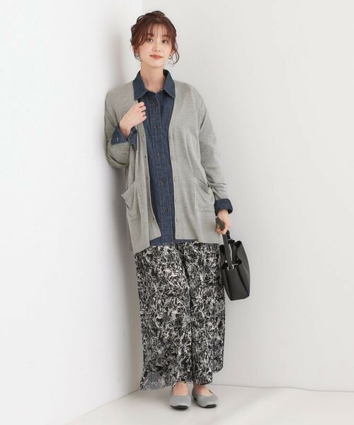 SHOO・LA・RUE / シューラルー カーディガン・ボレロ | 【洗える/UV】さらっと羽織れる ミドル丈Vネックカーディガン | 詳細10