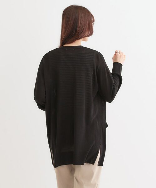 SHOO・LA・RUE / シューラルー カーディガン・ボレロ | 【洗える/UV】さらっと羽織れる ミドル丈Vネックカーディガン | 詳細2