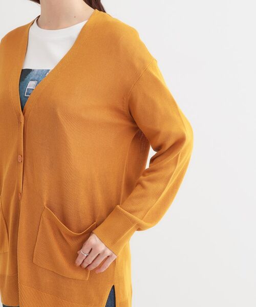 SHOO・LA・RUE / シューラルー カーディガン・ボレロ | 【洗える/UV】さらっと羽織れる ミドル丈Vネックカーディガン | 詳細20