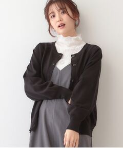 SHOO・LA・RUE / シューラルー カーディガン・ボレロ | 【洗える/S-LL/前後2WAY】クルーネックニットカーディガン